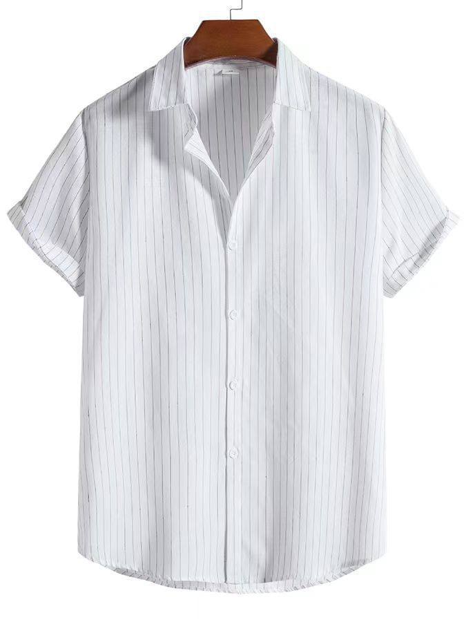 Men's Fashionable Loose Casual Short-Sleeve Shirt