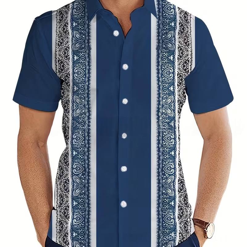 Printed Men's Summer Shirt Europe
