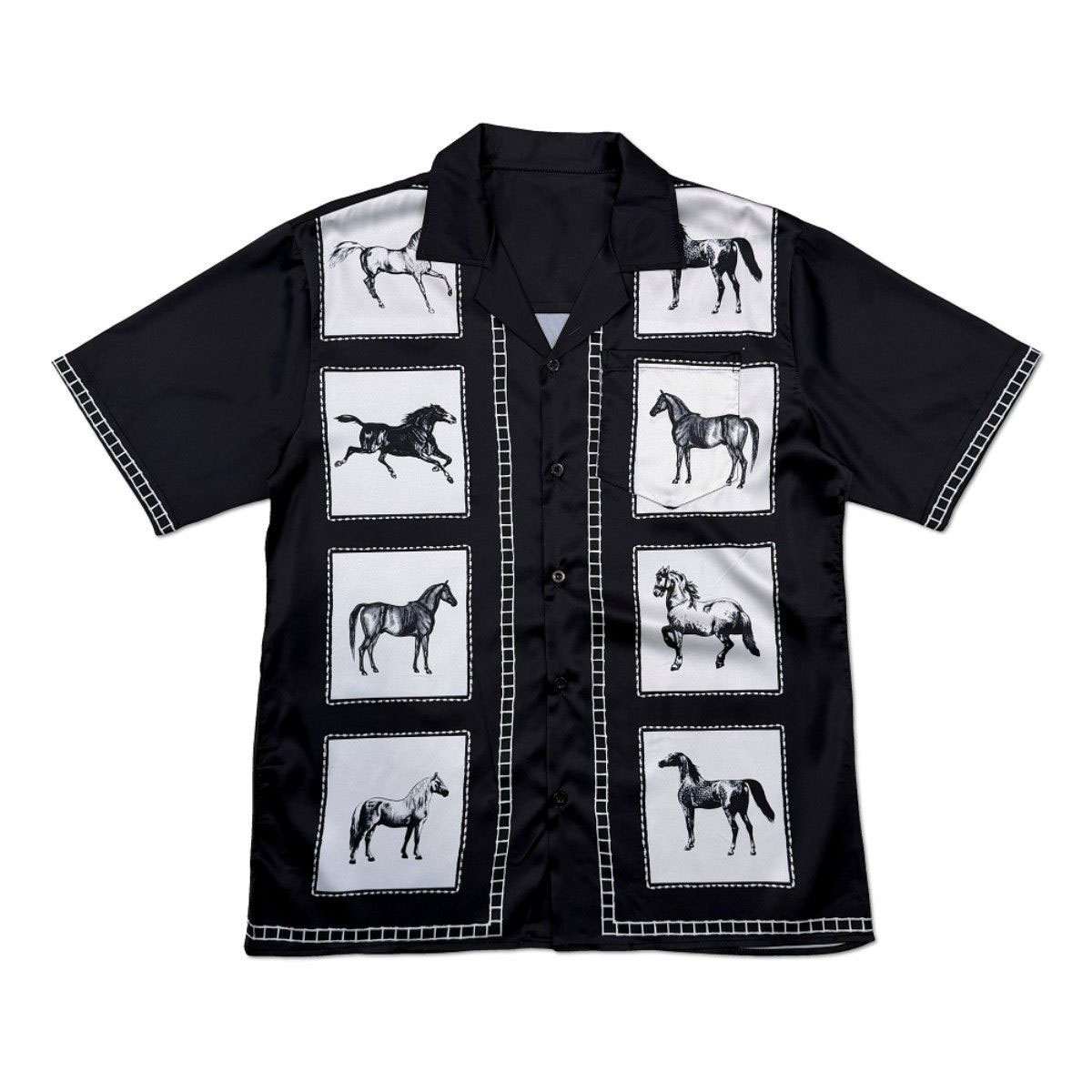 Cuban-flag Print Men's Short-sleeve Shirt