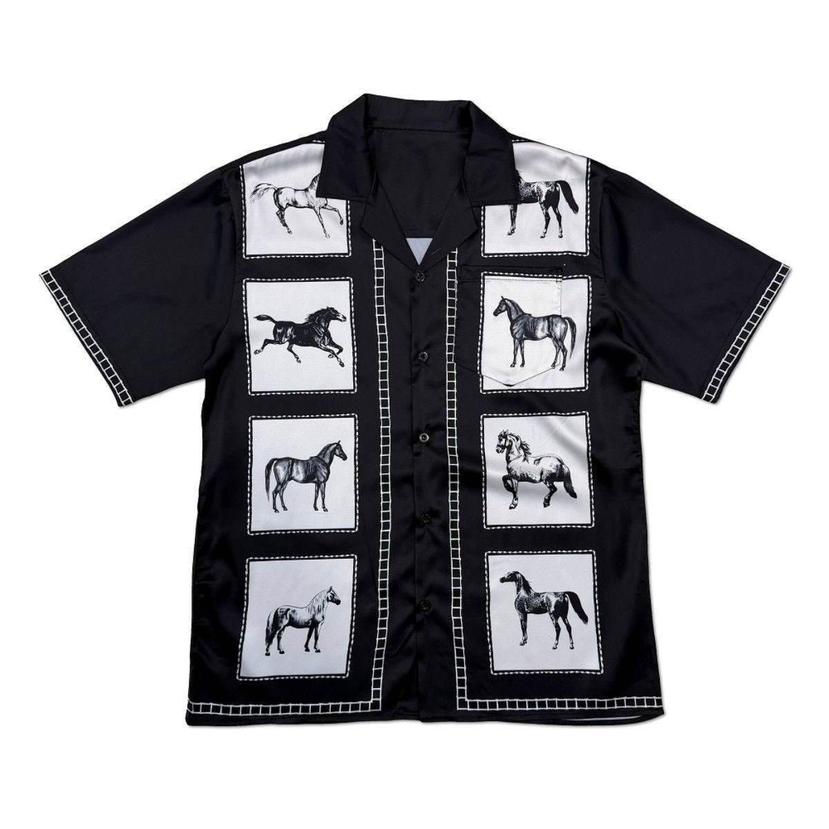 Cuban-flag Print Men's Short-sleeve Shirt
