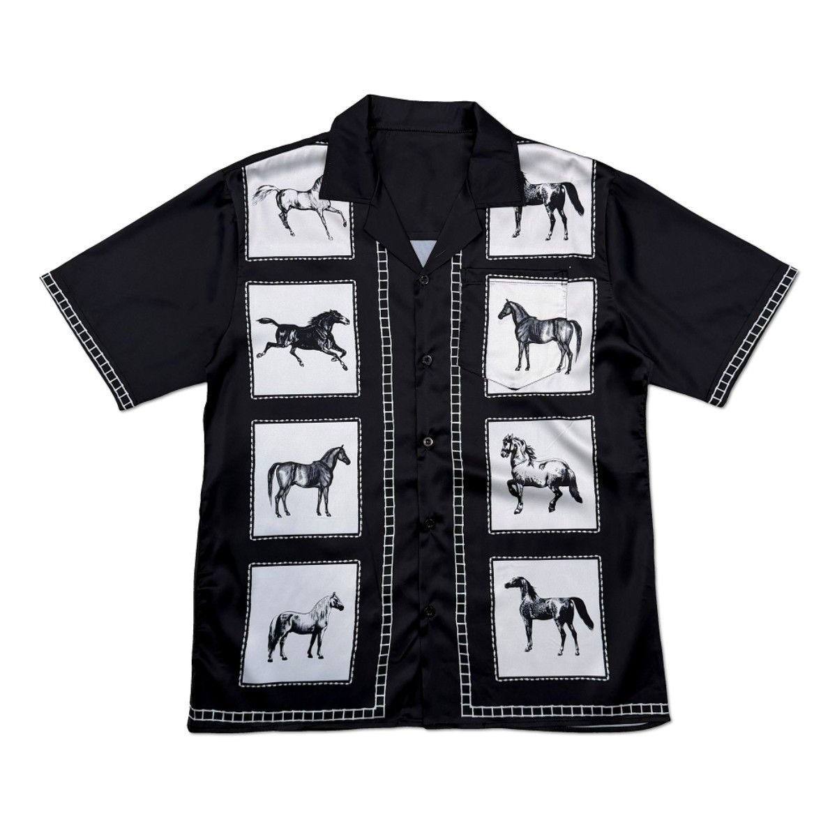 Cuban-flag Print Men's Short-sleeve Shirt