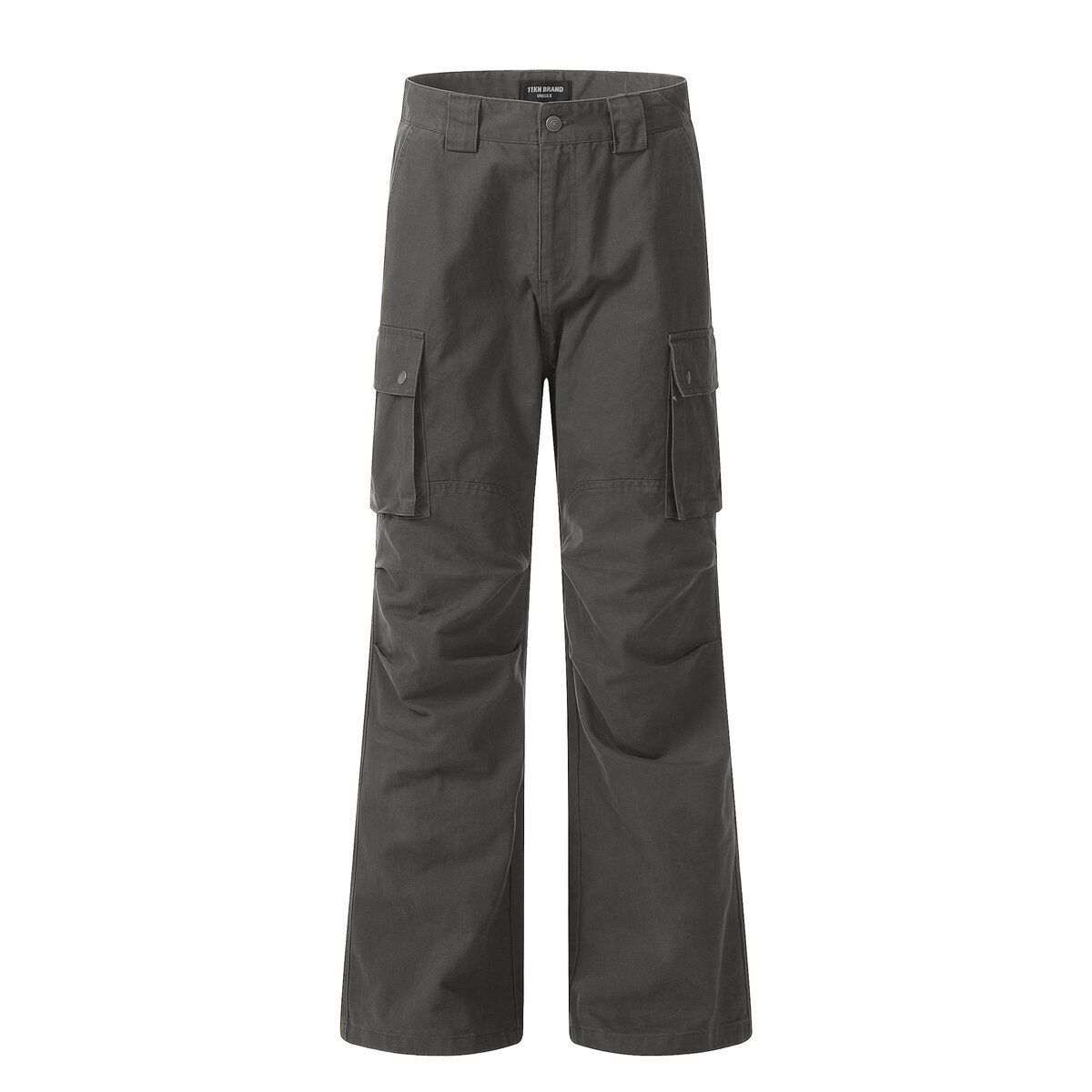 Mens Denim Loose-Fit Slimming Casual Trousers