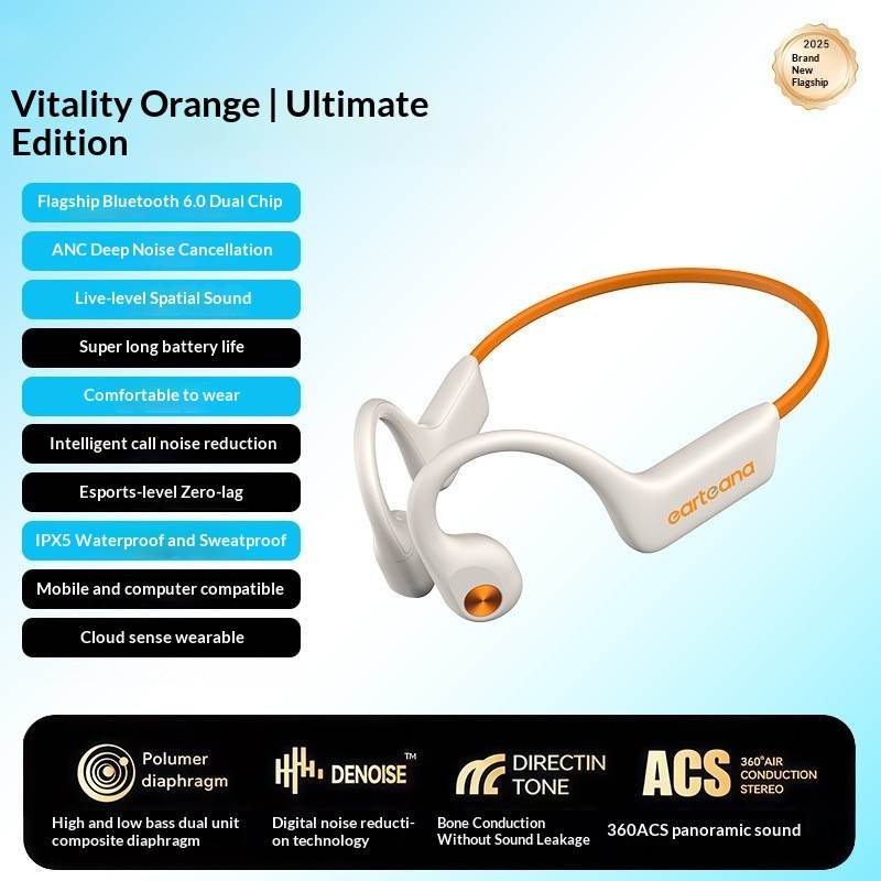 Sports Bluetooth Headphones Bone Conduction
