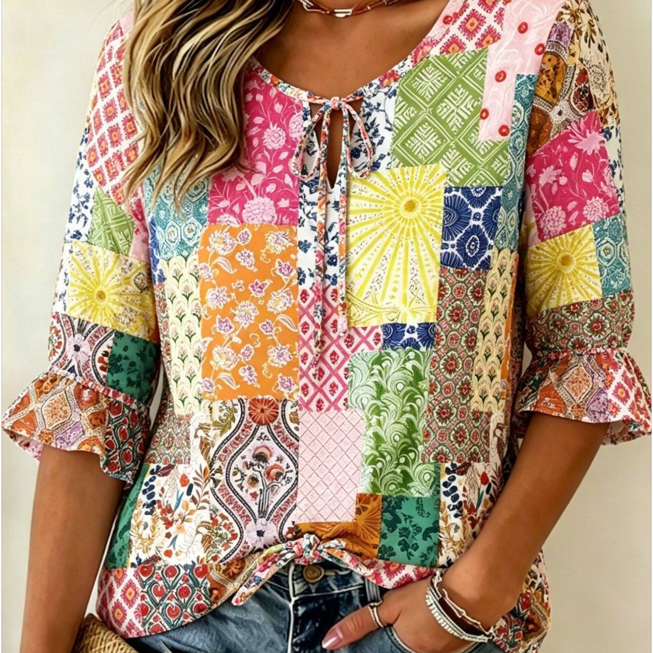 Cross-border Foreign Trade Springsummer Everyday Casual Collar Shirt