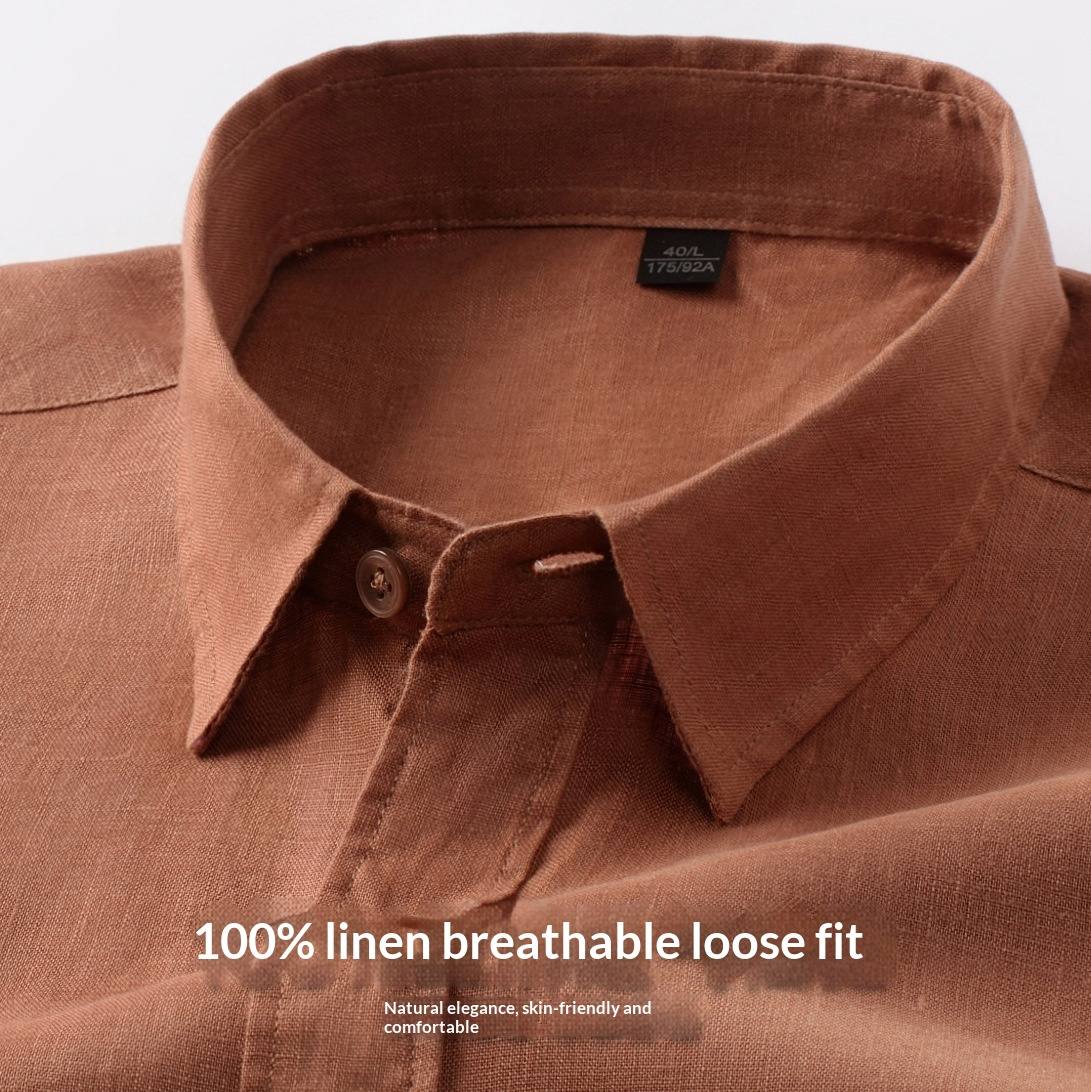 Casual Preppy-style Lightweight Breathable Shirt