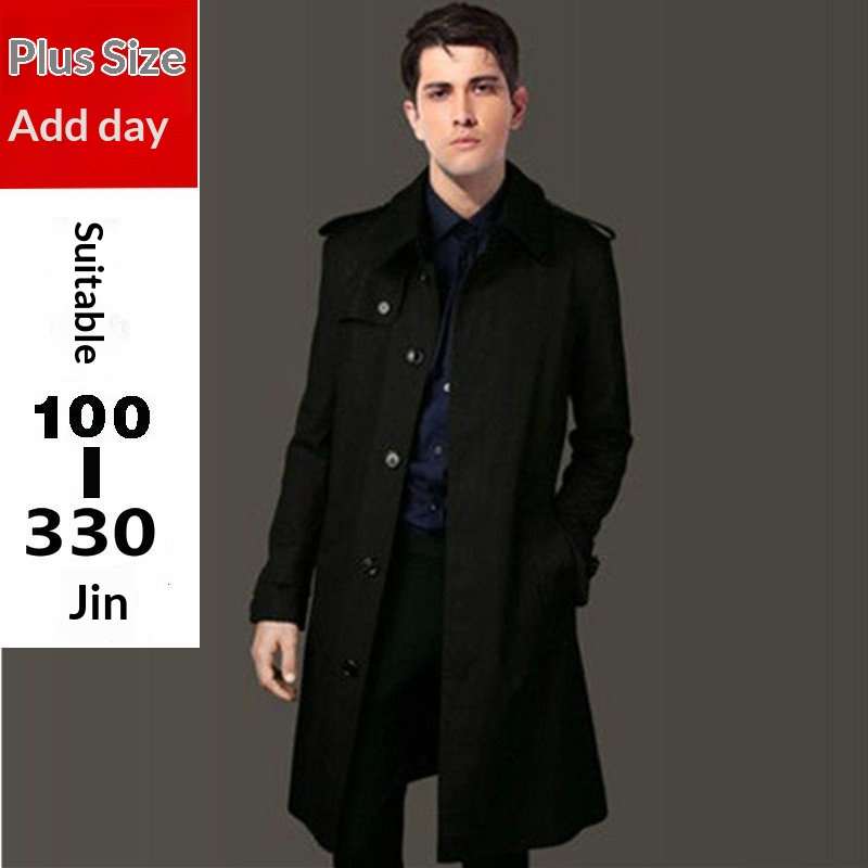 Loose-fitting Long Single-breasted Casual And Stylish Plus-size Coat