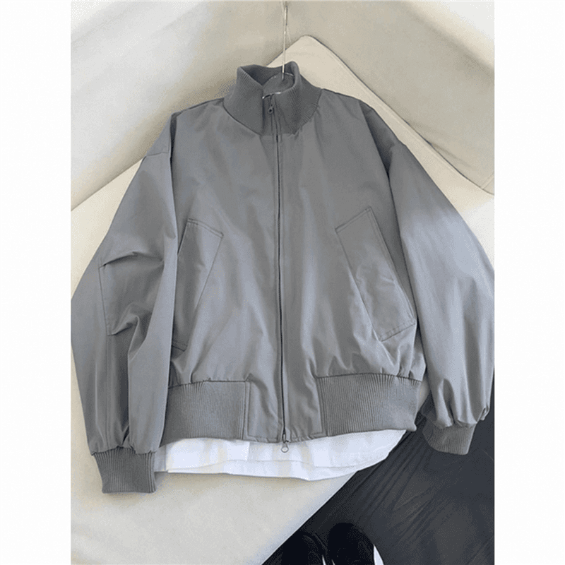 Mens American Style Short Bomber Jacket