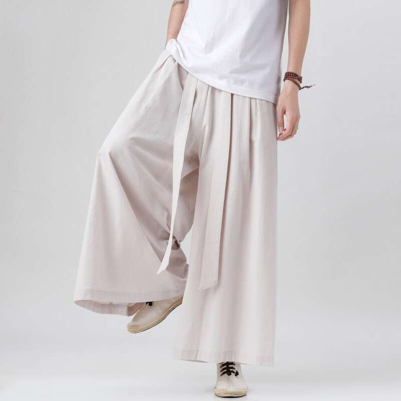 Mens Wide-leg Pants Trendy And Versatile For Summer