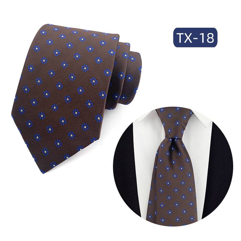 Mens Jacquard Woven Business-casual Tie