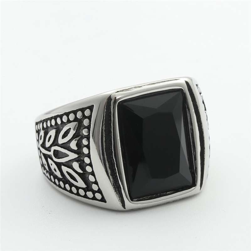 Multi-colored Gemstone Ring In European And American Styles