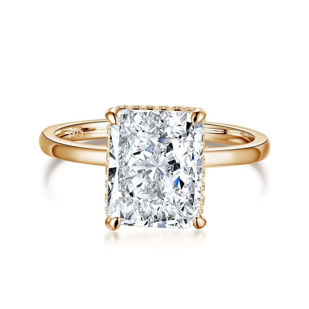 Ice-flower-cut High-carat Diamond Ring For Women