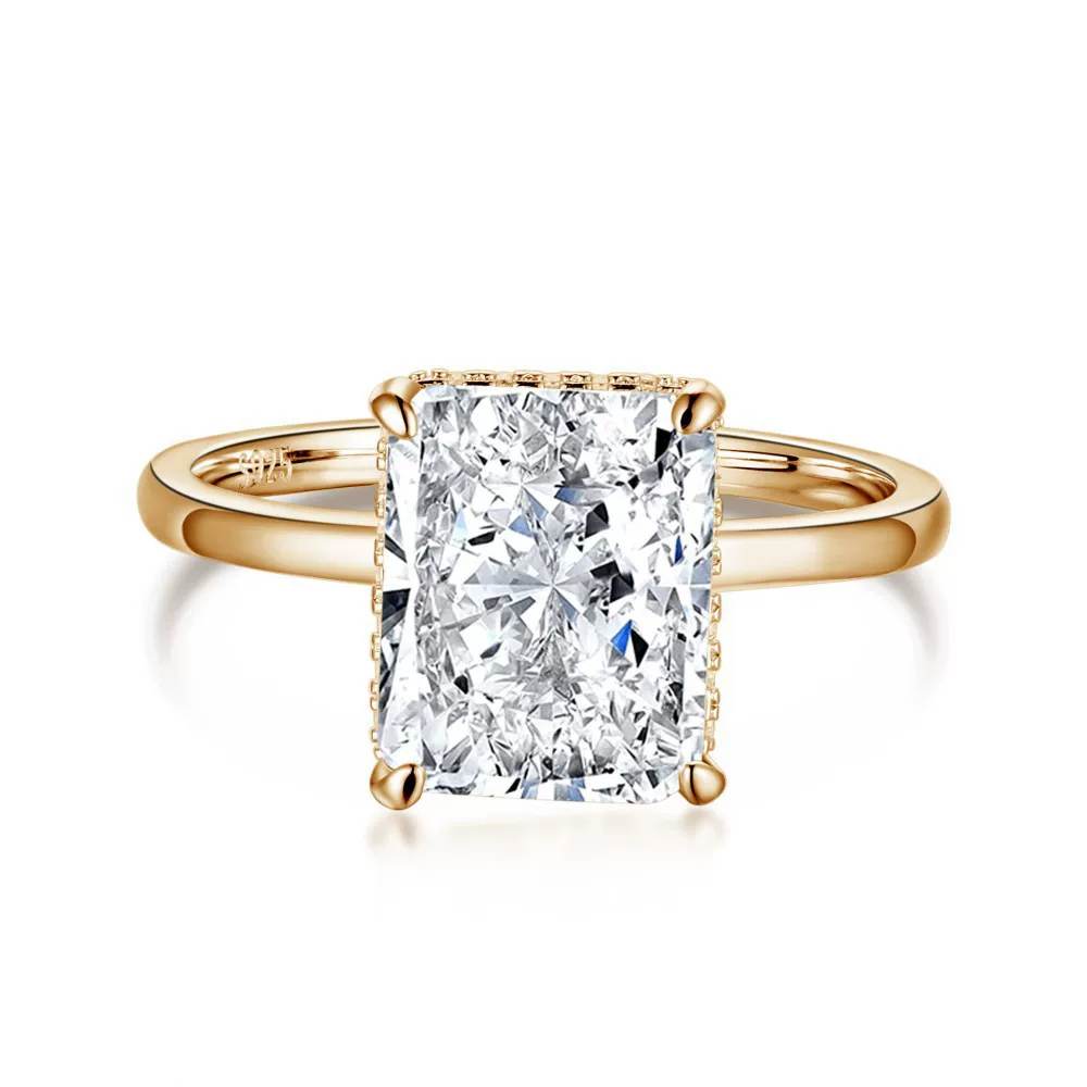 Ice-flower-cut High-carat Diamond Ring For Women