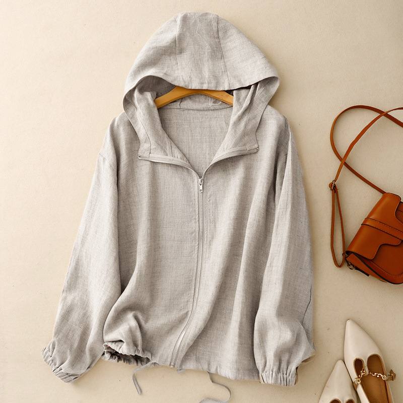 Trench Coat Batwing-sleeve Blouse Sun-protection Top