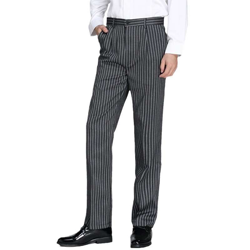 Chefs Work Uniform Mens Loose-Fitting Trousers