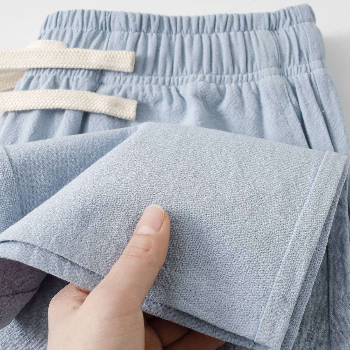 Cotton Linen Trousers Spring Autumn Ramie Casual Pants For Men