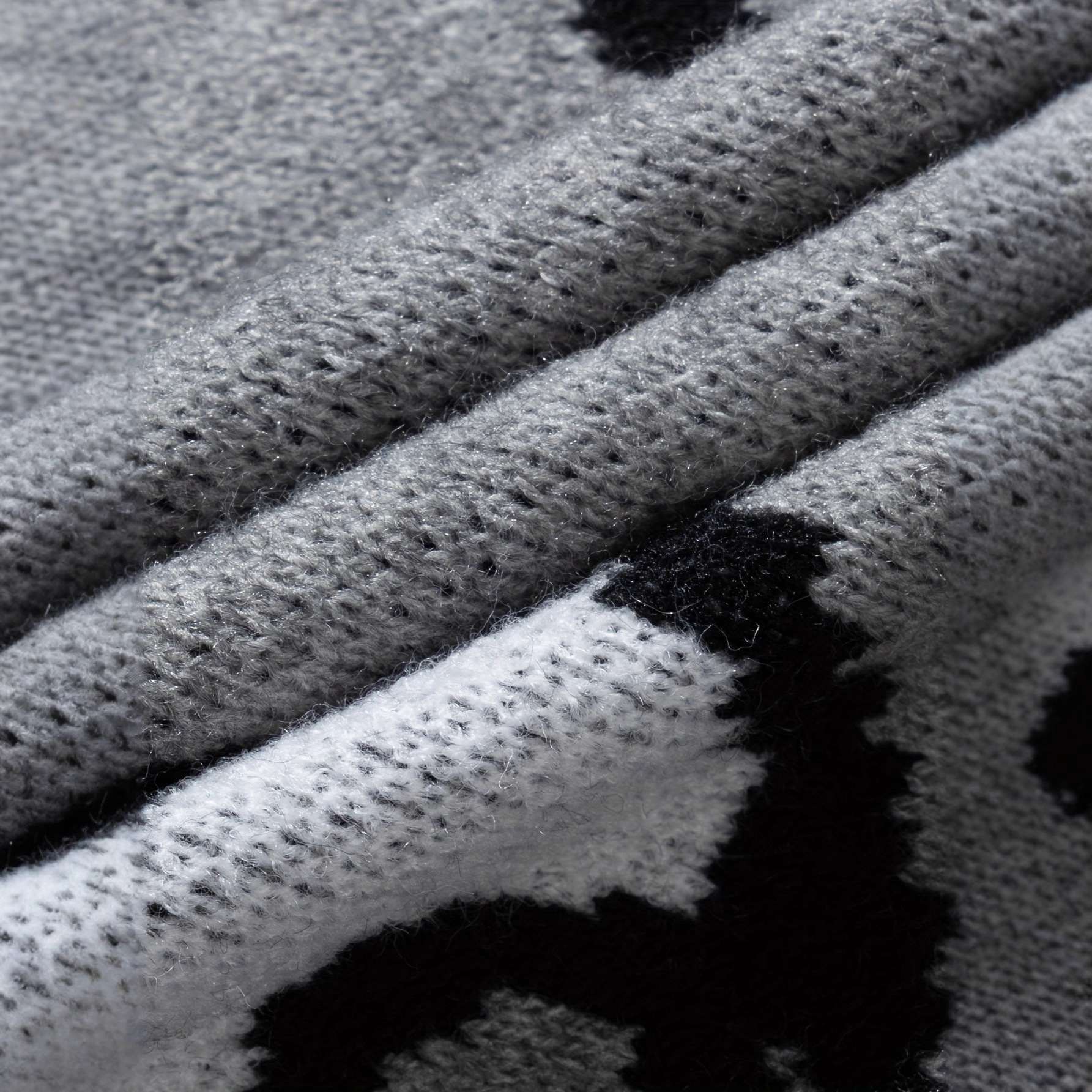 Mens Cute And Quirky Cat-print Knit Sweater