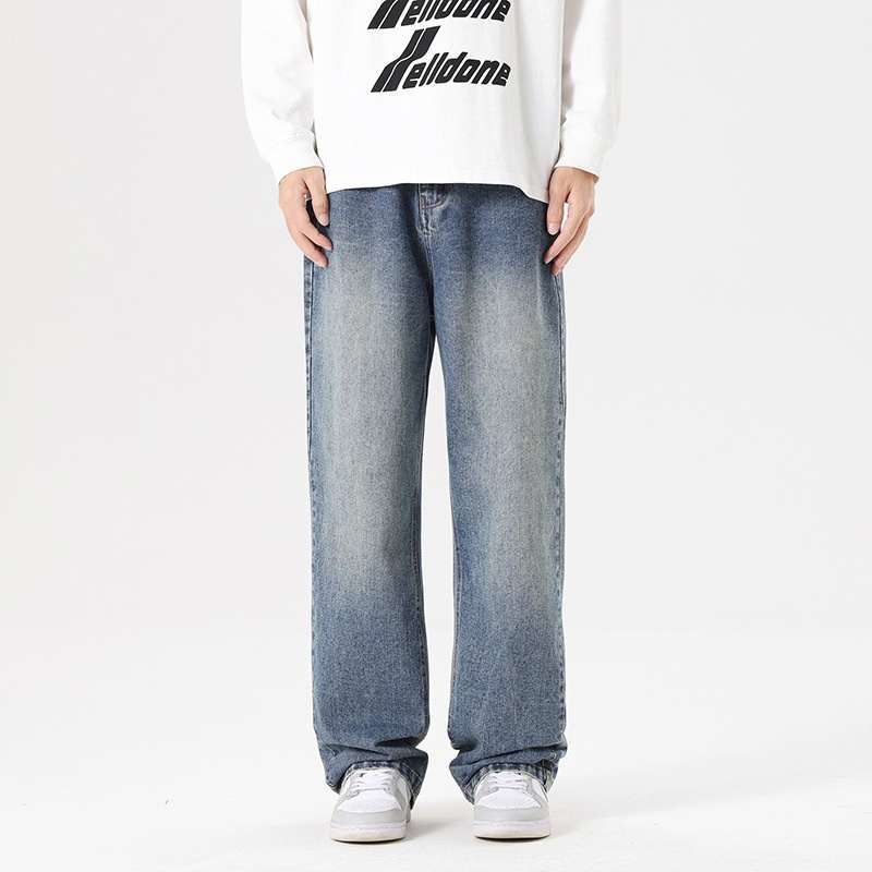 Mens Trendy Straight-leg Loose-fit Fashion Workwear