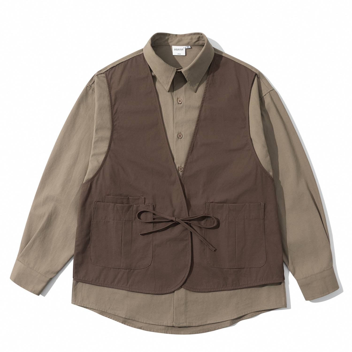 Mens And Womens Loose-fit Pure Cotton Long-sleeve
