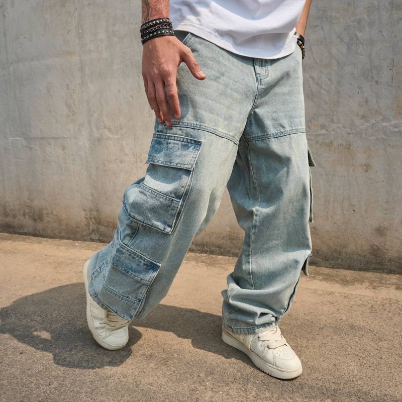 Height-enhancing Versatile Blue Casual Mens Jeans