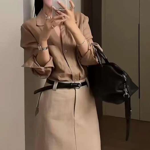 Women's V-neck Slimming Shirt Top