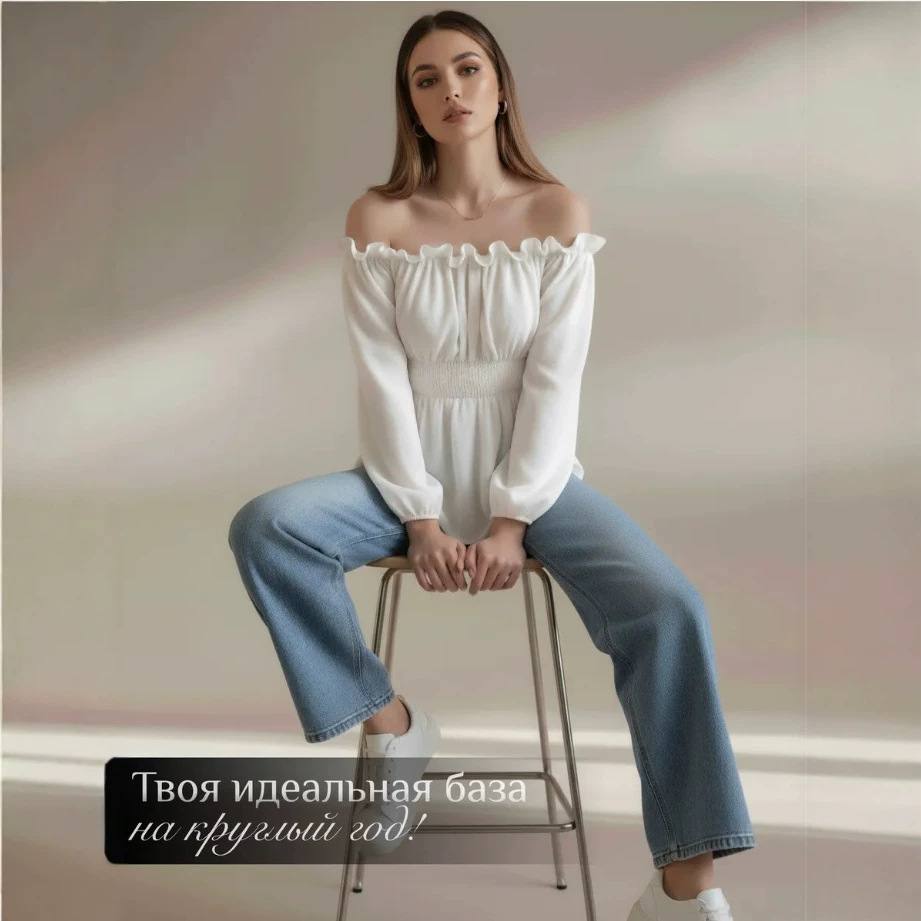 Versatile Long-sleeved Chic And Gentle-style Blouse That Flatters The Figure