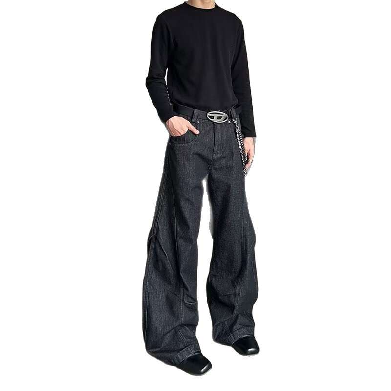 Custom-washed Multi-pocket Work Pants
