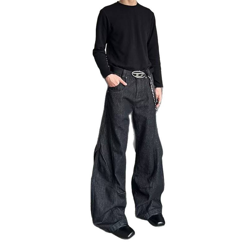 Custom-washed Multi-pocket Work Pants