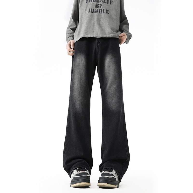 Mens Casual Vintage Bootcut Jeans