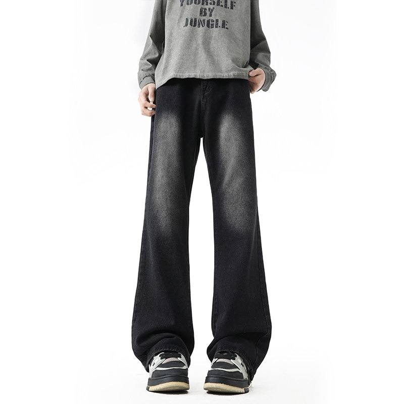 Mens Casual Vintage Bootcut Jeans