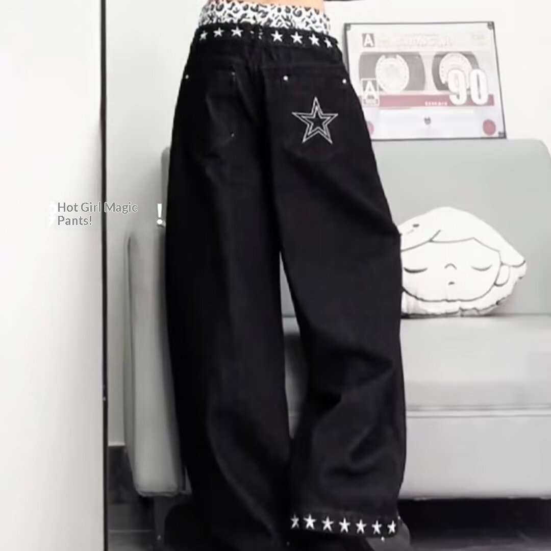 Heavy-embellished Beaded Mens Jeans