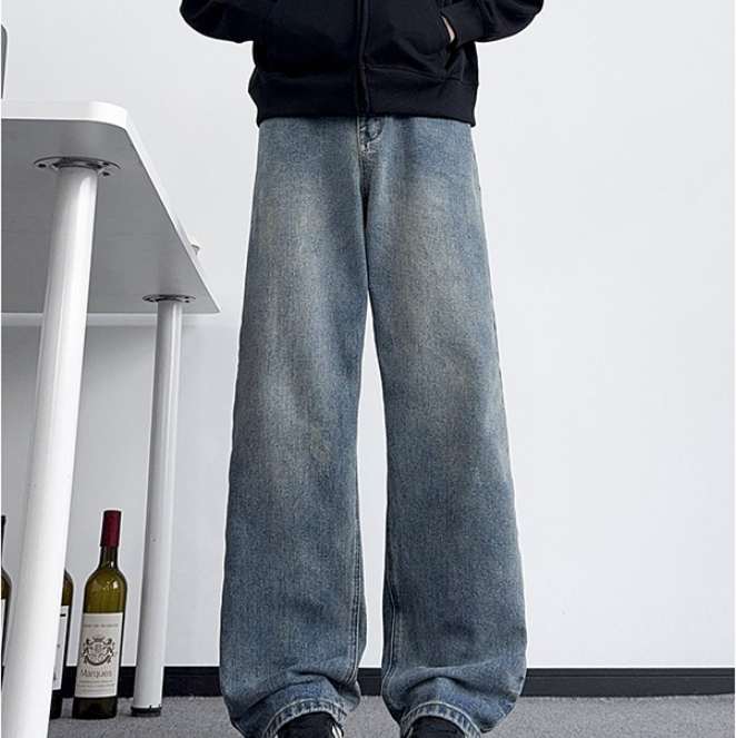 American-style Distressed Jeans For Men Versatile And Casual