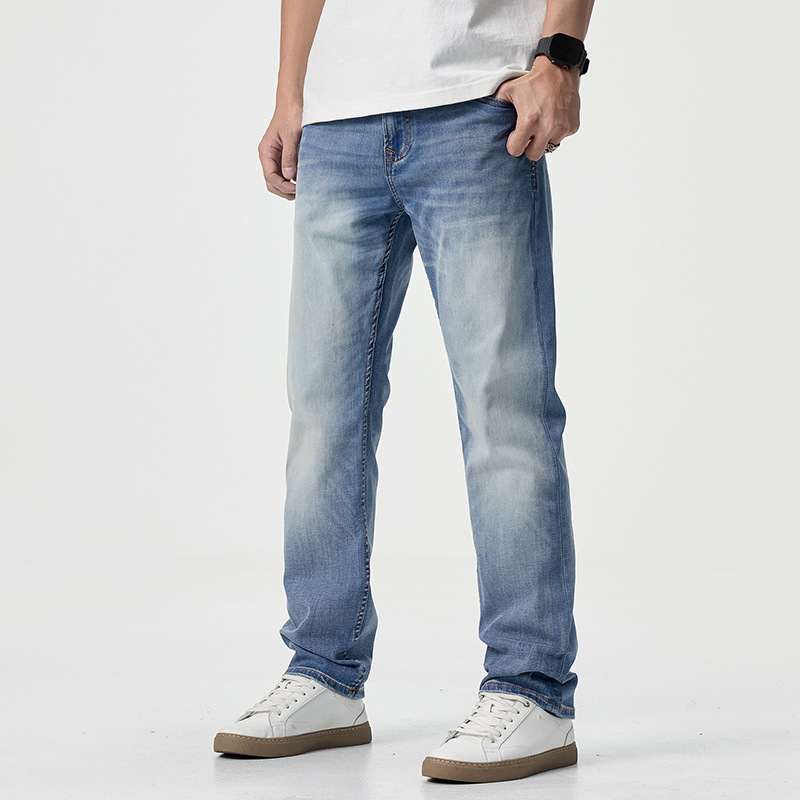 Mens American-Style High-Street Casual Jeans