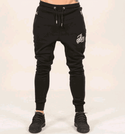 Spring and Autumn New Muscle Fitness Brothers Trousers Men Running Training Sports Breathable Sweat Slim Guard Pants
