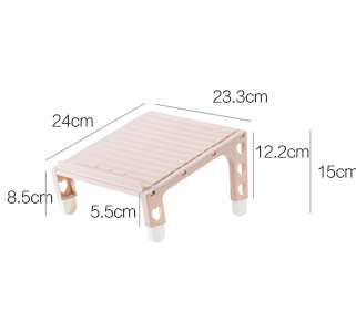 Plastic Double-layer shoe rack
