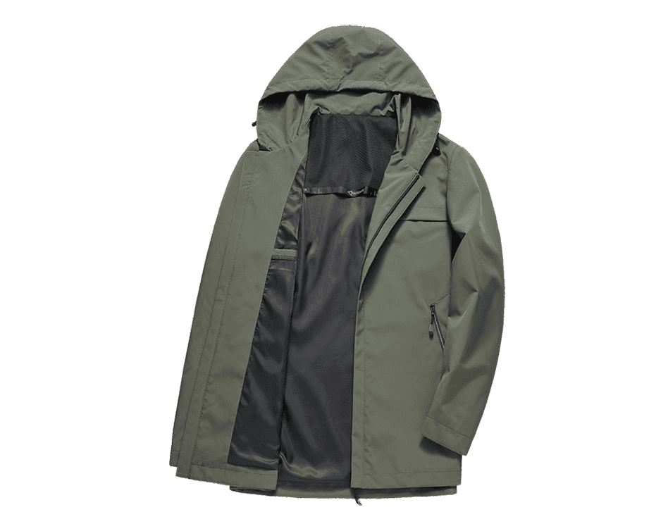 Middle-aged men's trench coat