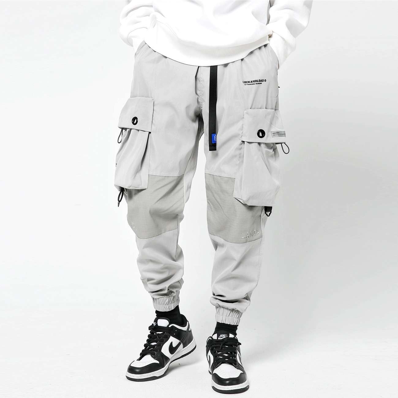 Trendy brand loose hip-hop tooling pants
