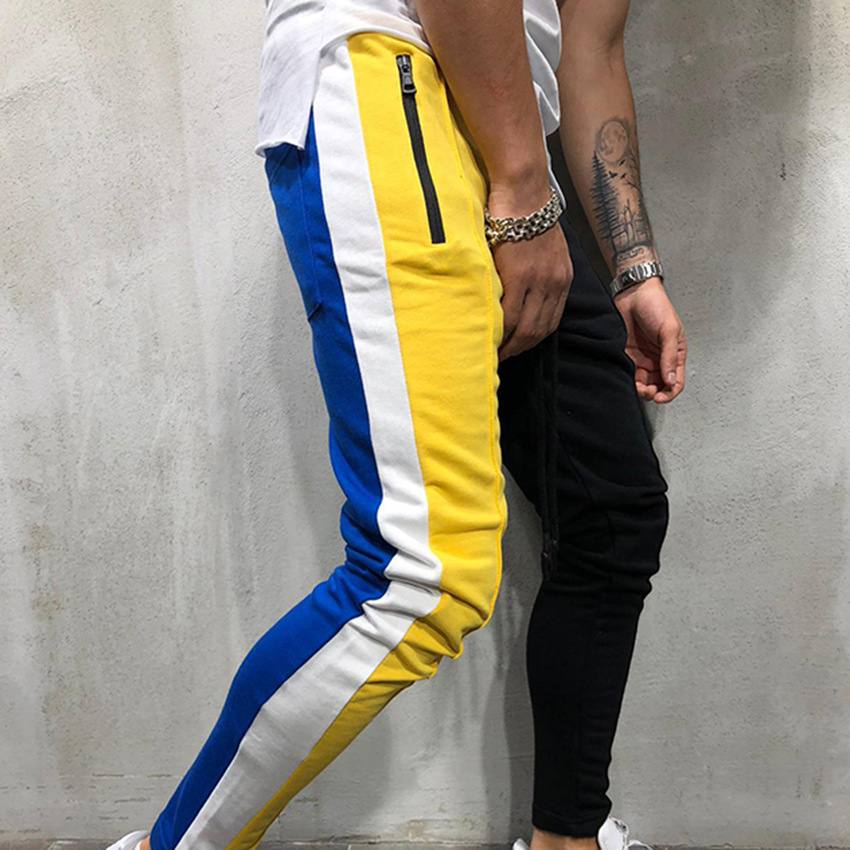 Men's Fashion And Comfort Color Mix Jogger Sweatpants