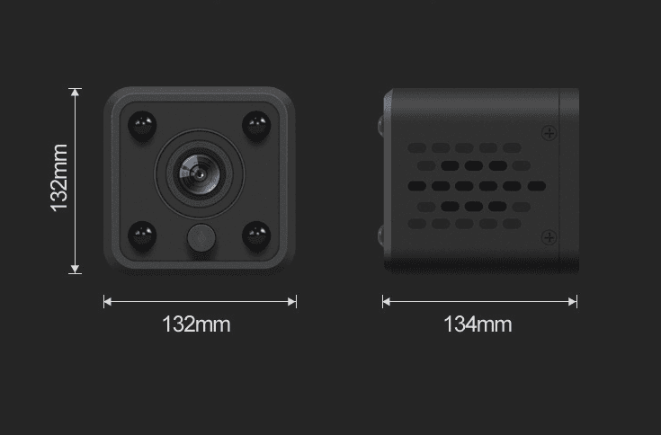 HD night vision camera smart wear smart surveillance camera Wifi remote camera