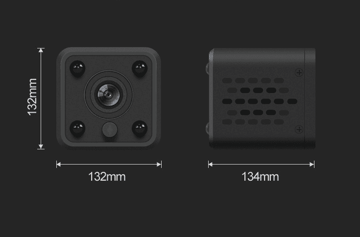 HD night vision camera smart wear smart surveillance camera Wifi remote camera