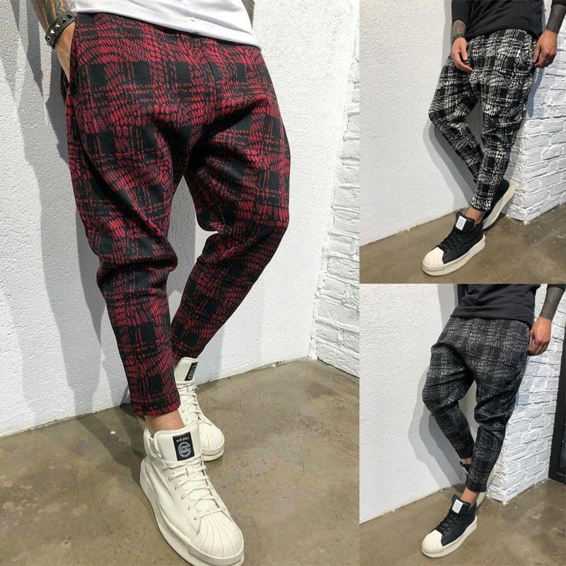Men's Casual And Comfortable Print Gradient Sweatpants