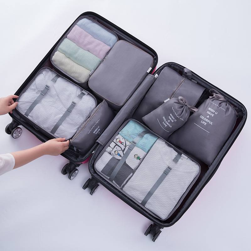 Eight-piece Waterproof Travel Storage Bag