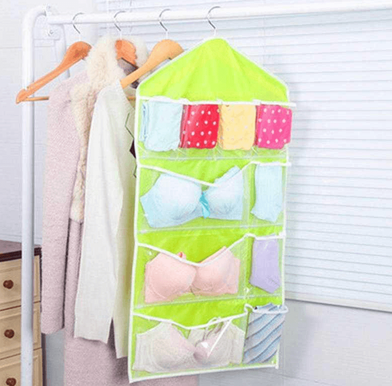 Hanging multi-function bag with 16 compartments