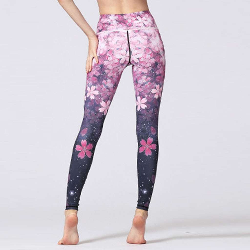 Popular nine point yoga pants in Europe and America