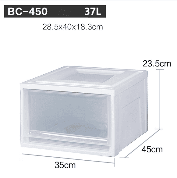 Drawer And Drawer Drawer Style Transparent Storage Box