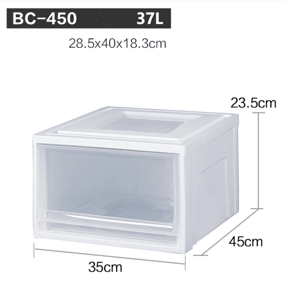 Drawer And Drawer Drawer Style Transparent Storage Box