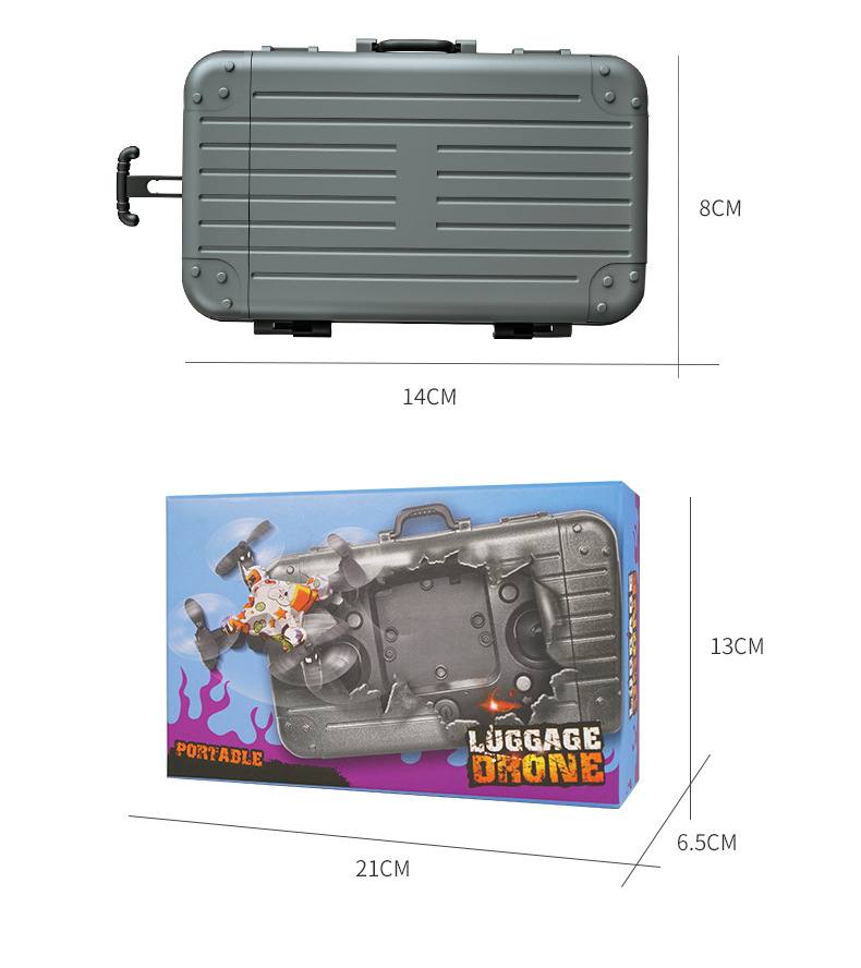 Suitcase Mini Drone Folding Aerial Photo Remote Control Plane