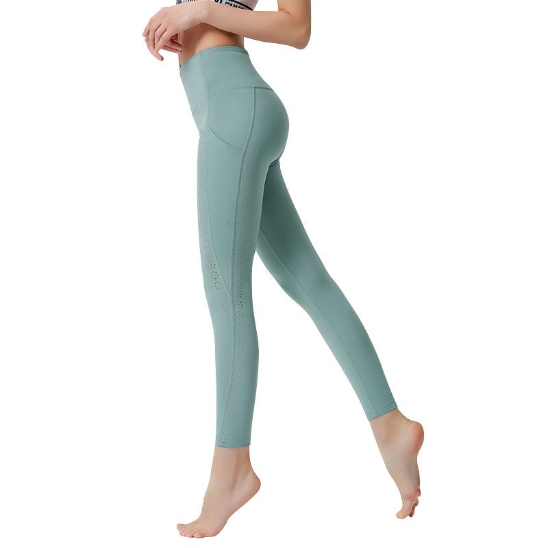 Sports nude high waist hip pants