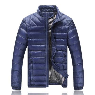 Men's light down jacket men's stand collar winter jacket XL men's men's