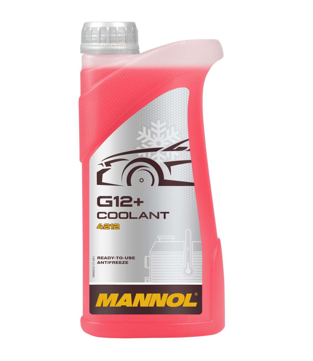 Mannol Germany Mn4212 Coolant G12+ Red 1litre