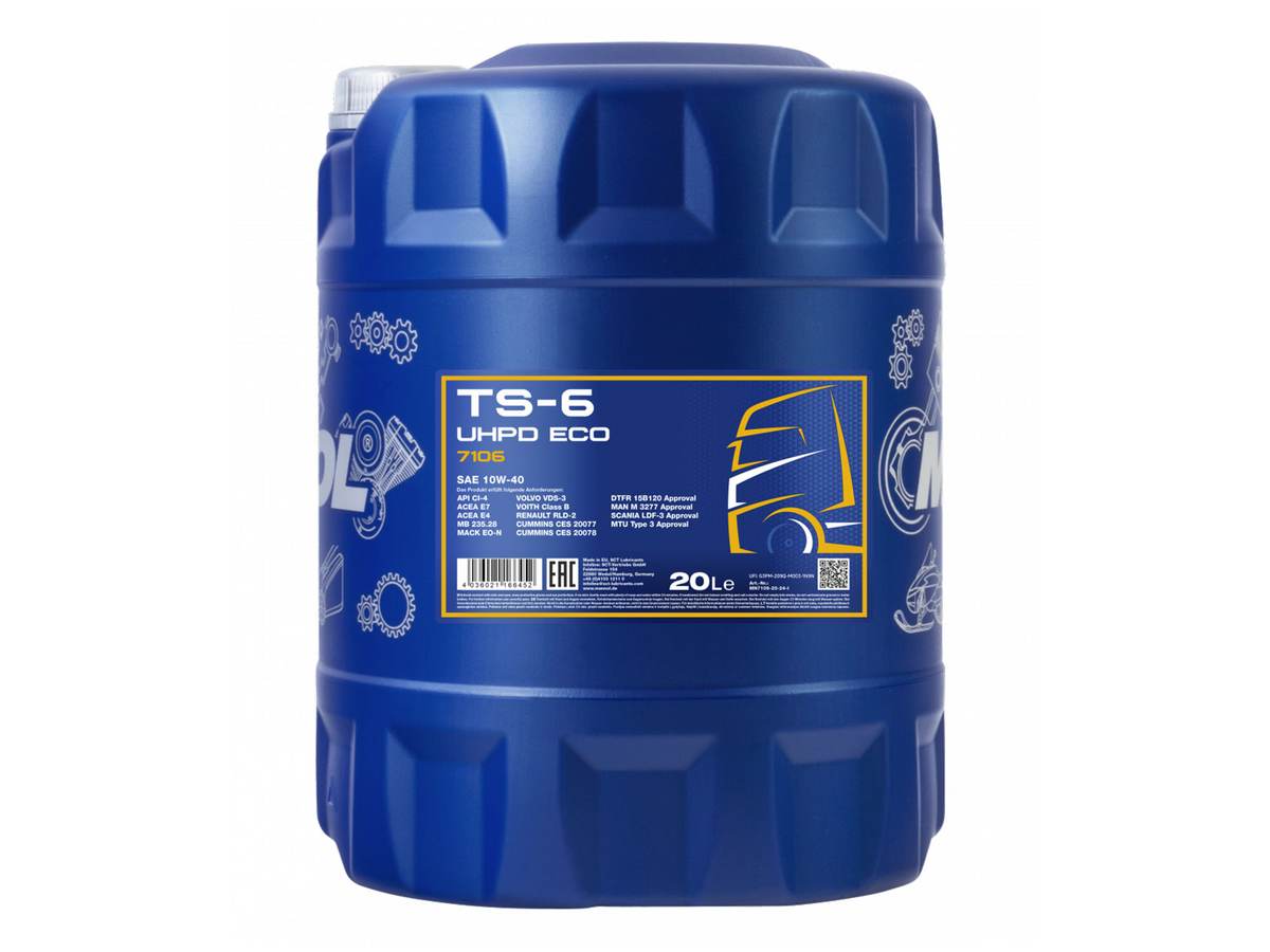 MANNOL Germany Mn7106 TS-6 UHP-D 10W-40 Eco
